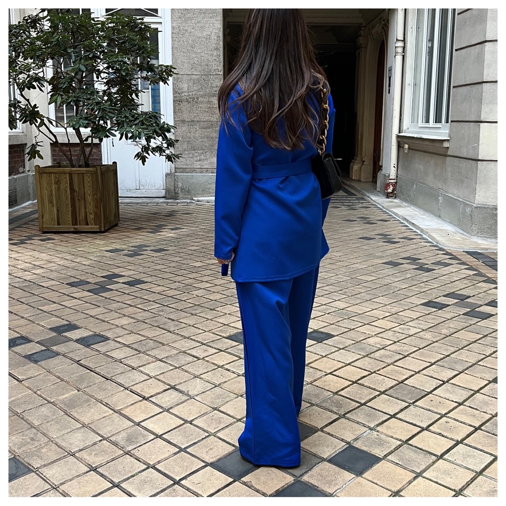 #01 PARIS 2 PIECE JACKET AND WRAP JACKET SET - Picture 6 of 10